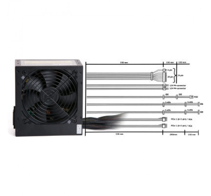 Vinga Блок живлення Vinga 500W (VPS-500P)