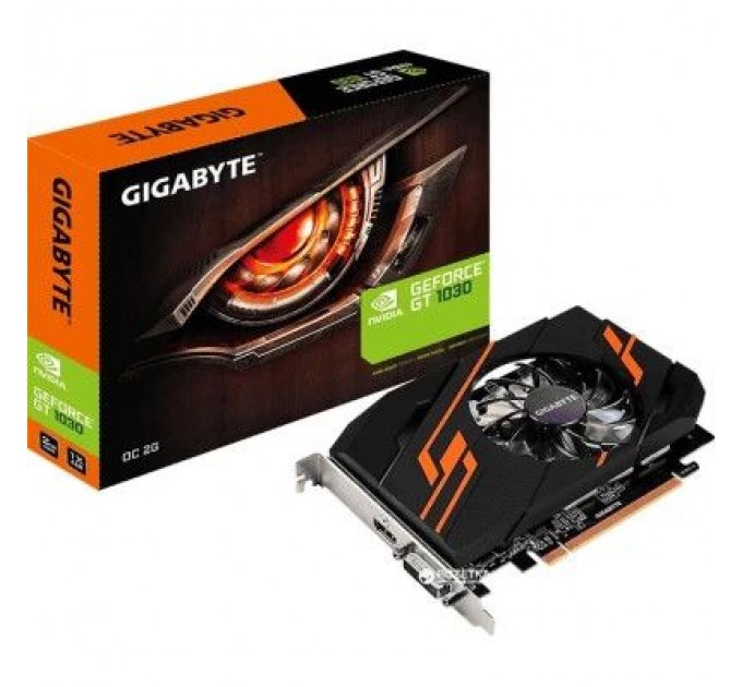 GIGABYTE Відеокарта GIGABYTE GeForce GT1030 2048Mb OC (GV-N1030OC-2GI)