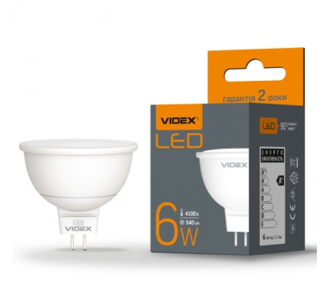 TITANUM Лампочка TITANUM LED MR16e 6W GU5.3 4100K (VL-MR16e-06534)