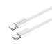 ColorWay Дата кабель USB-C to USB-C 2.0m (braided cotton) (PD Fast Charging 60W) 3.0А grey ColorWay (CW-CBPDCC068-GR)