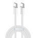 ColorWay Дата кабель USB-C to USB-C 2.0m (braided cotton) (PD Fast Charging 60W) 3.0А grey ColorWay (CW-CBPDCC068-GR)