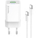 ColorWay Зарядний пристрій ColorWay GaN Mini 35W PD Port PPS USB (Type-C PD + USB QC4.0) cable Type-C (CW-CHS055PDC-WT)