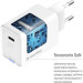 ColorWay Зарядний пристрій ColorWay GaN Mini 45W PD Port PPS USB-C white (CW-CHS057PD-WT)