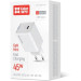 ColorWay Зарядний пристрій ColorWay GaN Mini 45W PD Port PPS USB-C white (CW-CHS057PD-WT)
