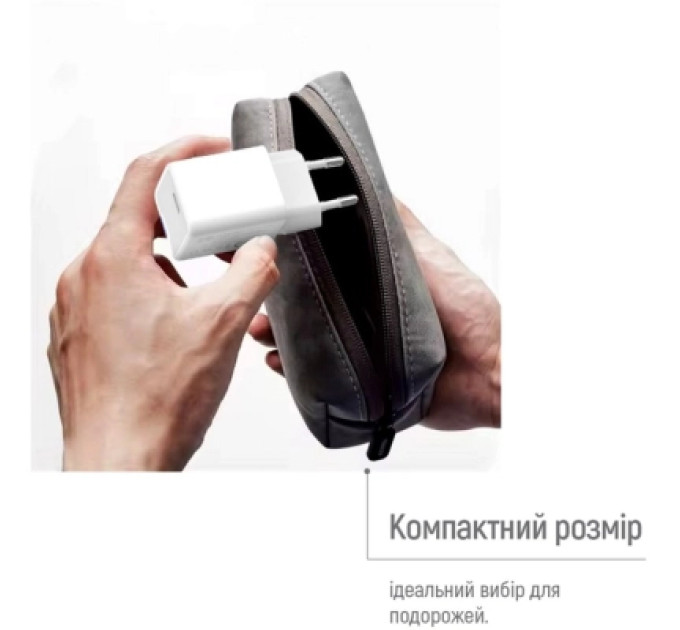 ColorWay Зарядний пристрій ColorWay GaN Mini 45W PD Port PPS USB-C white (CW-CHS057PD-WT)