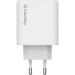 ColorWay Зарядний пристрій ColorWay GaN Mini 50W PD Port PPS USB (Type-C PD 30W + Type-C PD 20W) white (CW-CHS050PD-WT)
