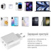 ColorWay Зарядний пристрій ColorWay GaN Mini 50W PD Port PPS USB (Type-C PD 30W + Type-C PD 20W) white (CW-CHS050PD-WT)