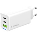 ColorWay Зарядний пристрій ColorWay GaN Mini 65W PD Port PPS USB (USB-2C1A) white (CW-CHS058PD-WT)