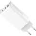 ColorWay Зарядний пристрій ColorWay GaN Mini 65W PD Port PPS USB (USB-2C1A) white (CW-CHS058PD-WT)