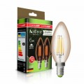 Eurolamp Лампочка Eurolamp LED CL 6W 620 Lm E14 3000K deco 2шт (MLP-LED-CL-06143(Amber))