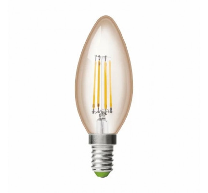 Eurolamp Лампочка Eurolamp LED CL 6W 620 Lm E14 3000K deco 2шт (MLP-LED-CL-06143(Amber))