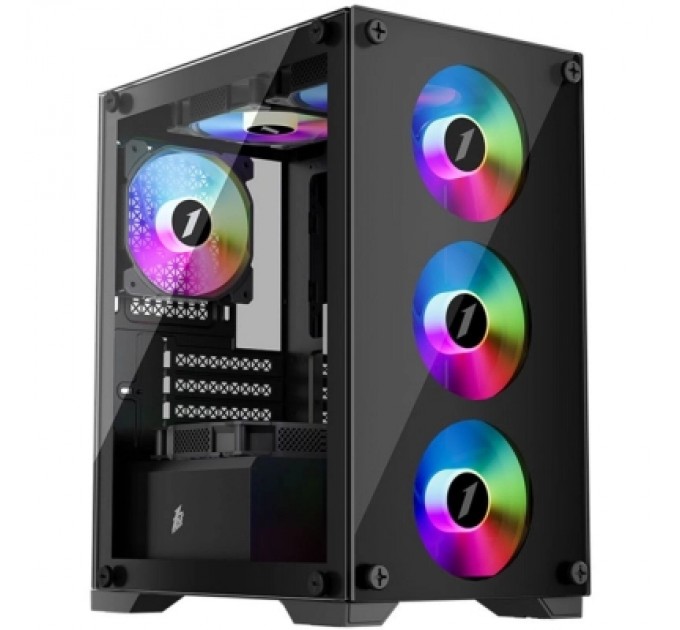 1stPlayer Корпус 1stPlayer X2-M-BK-4F1