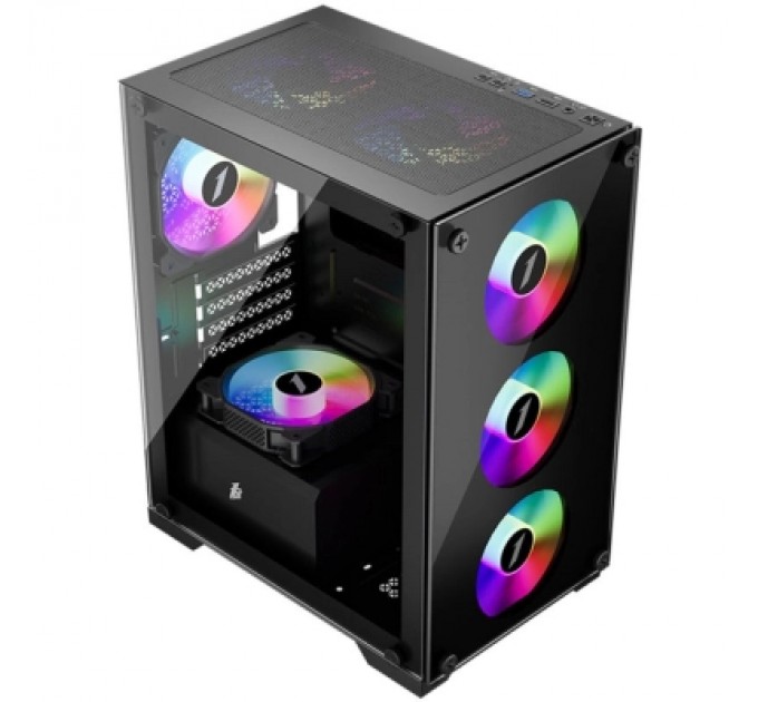 1stPlayer Корпус 1stPlayer X2-M-BK-4F1