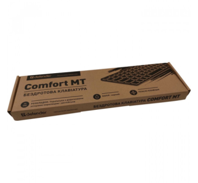 Defender Клавіатура Defender Comfort MT Wireless UA Black (450950)