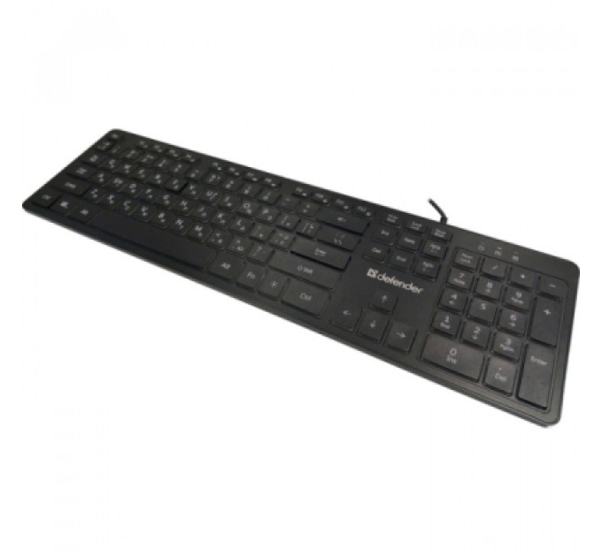 Defender Клавіатура Defender Balance LQ LED USB UA Black (450790)