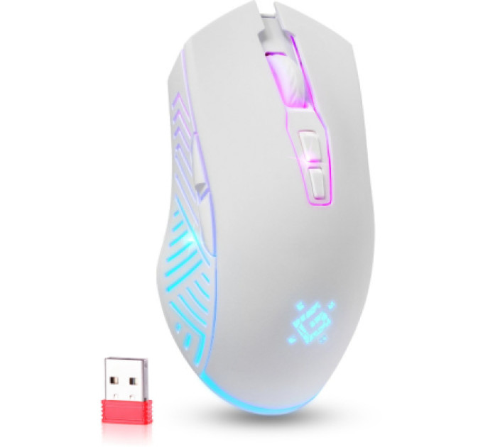Defender Мишка Defender Pandora GM-502 LED Wireless White (52502)