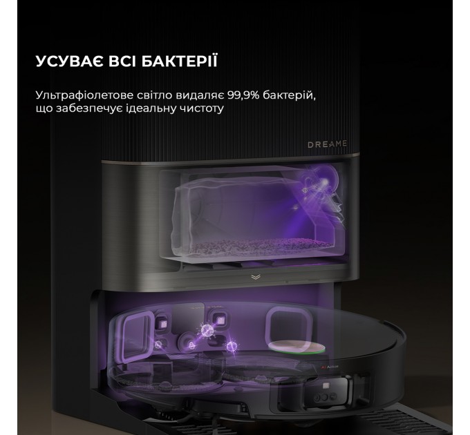 Dreame Робот-пилосос Dreame X50 Ultra Complete Black (RLX85CE-4-BL)
