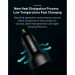 Baseus Зарядний пристрій Baseus Superme Digital Display PPS Dual Quick Charger Car Charger black (TZCCZX-01)