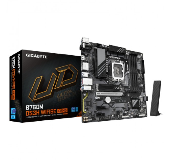 GIGABYTE Материнська плата GIGABYTE B760M DS3H WF6E GEN5