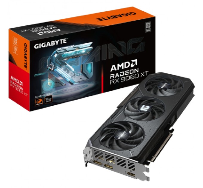 GIGABYTE Відеокарта GIGABYTE Radeon RX 9060 XT 16Gb GAMING (GV-R9060XTGAMING-16GD)