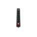 REAL-EL Фільтр живлення REAL-EL RS-Protect 605 3м Black (EL122300041)