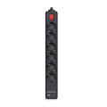 REAL-EL Фільтр живлення REAL-EL RS-Protect 605 3м Black (EL122300041)