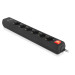 REAL-EL Фільтр живлення REAL-EL RS-Protect 605 3м Black (EL122300041)