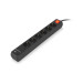 REAL-EL Фільтр живлення REAL-EL RS-Protect 605 3м Black (EL122300041)