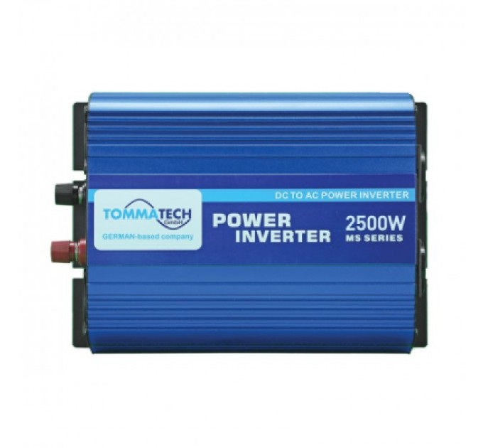 Tommatech Автомобільний інвертор 12V/220V MS-2500 2500W, approximate sinusoid, USB, Shuko*2 Tommatech (29448)