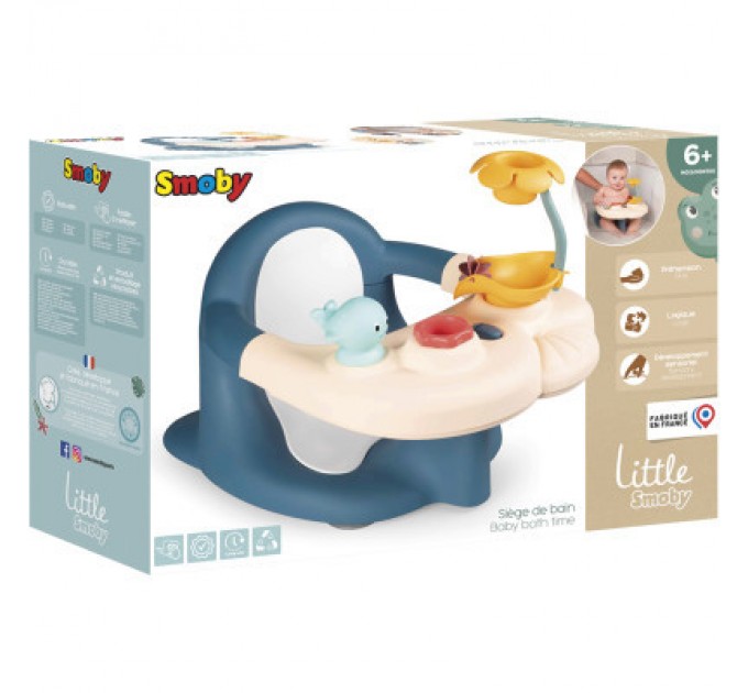 Smoby Сидіння у ванну Smoby Little 2 в 1 з ігровою панеллю (140404)