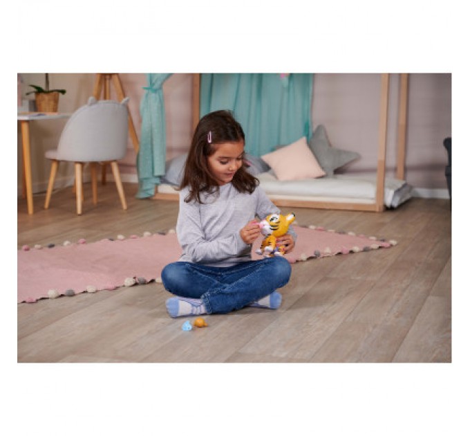 Simba Ігровий набір Simba Pamper Petz Тигреня, що п'є і писає з кольоровою лапкою 3 аксесуарів-сюрпризу (5953575)