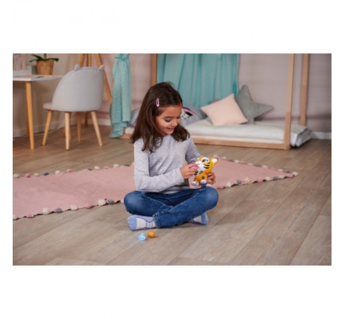 Simba Ігровий набір Simba Pamper Petz Тигреня, що п'є і писає з кольоровою лапкою 3 аксесуарів-сюрпризу (5953575)