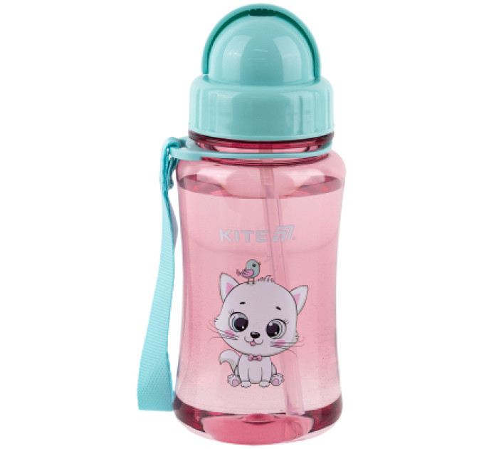 Kite Поїльник-непроливайка Kite Kitty, 350 мл, рожева (K25-399-2)