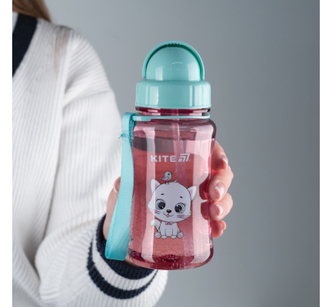 Kite Поїльник-непроливайка Kite Kitty, 350 мл, рожева (K25-399-2)