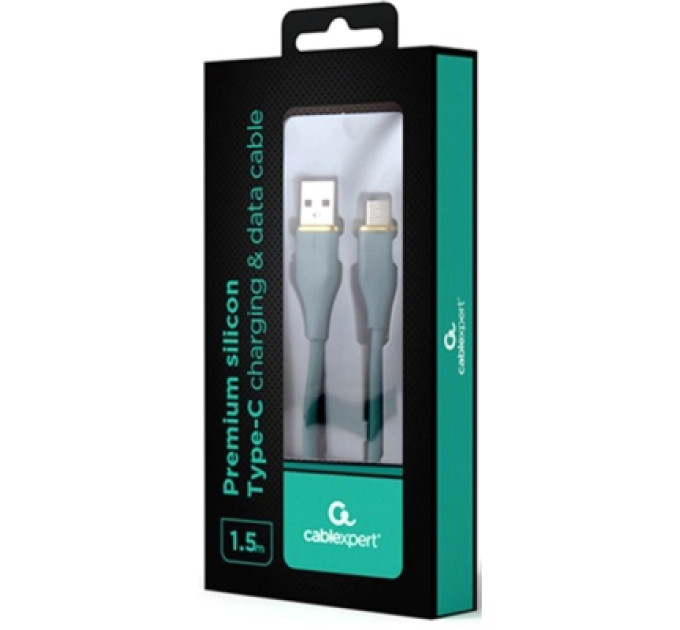 Cablexpert Дата кабель USB 2.0 AM to Type-C 1.5m 2.1A Cablexpert (CC-USB2S-AMCM-1.5M-G)