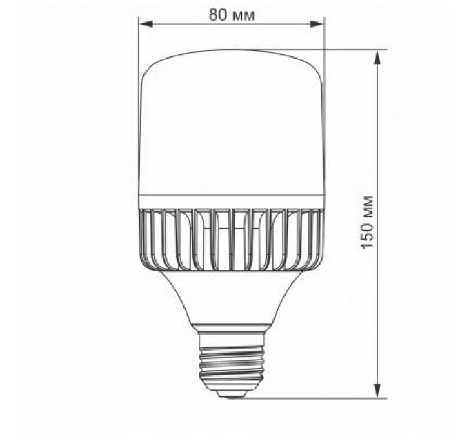 Videx Лампочка Videx A80 30W E27 5000K 220V (VL-A80-30275)