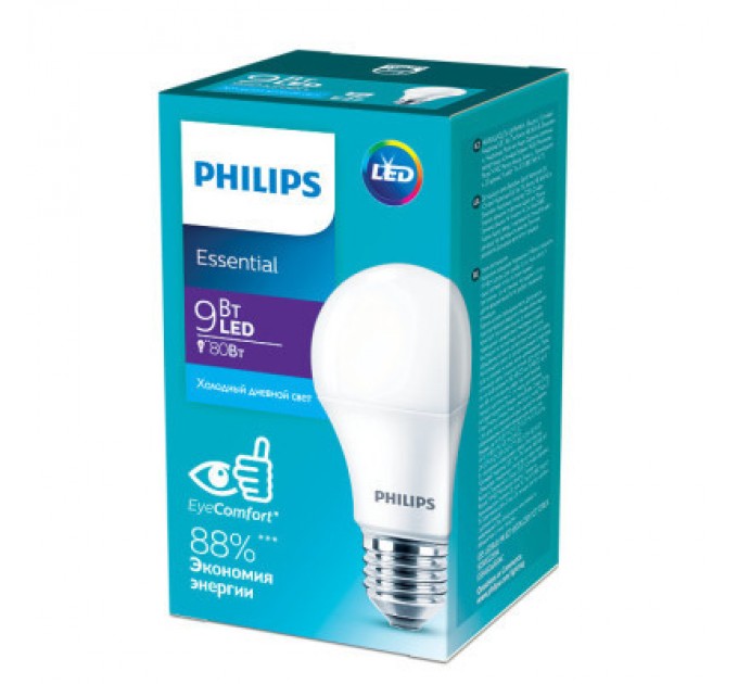 Philips Лампочка Philips ESS LEDBulb 9W 950lm E27 865 1CT/12 RCA (929002299487)