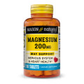 Mason Natural Мінерали Mason Natural Магній, 200 мг, Magnesium, 100 таблеток (MAV09611)