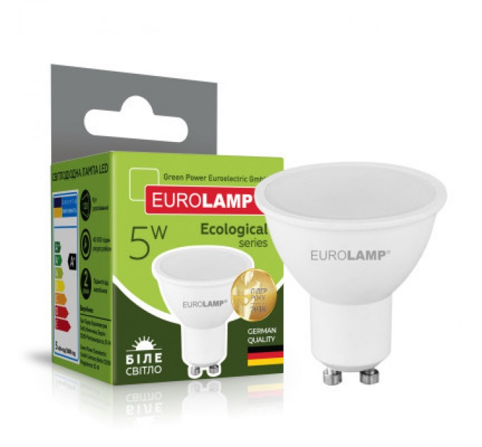 Eurolamp Лампочка Eurolamp LED SMD MR16 5W GU10 4000K 220V (LED-SMD-05104(P))