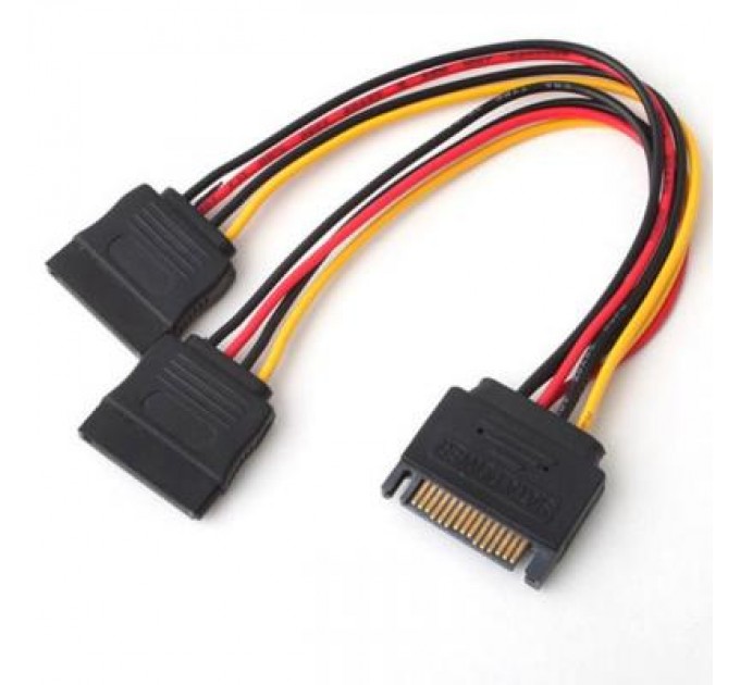 Atcom Кабель живлення SATA power 2x 0.2m Atcom (14366)