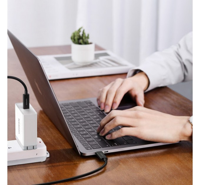 Ugreen Дата кабель USB-C to USB-C 0.8m USB 4.0 THUNDERBOLTUS501 8K40Gbps Black Ugreen (30389)