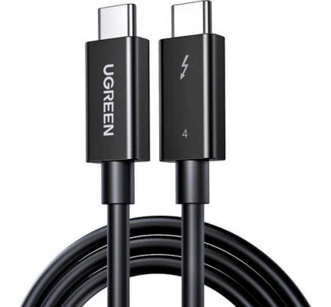 Ugreen Дата кабель USB-C to USB-C 0.8m USB 4.0 THUNDERBOLTUS501 8K40Gbps Black Ugreen (30389)