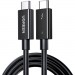 Ugreen Дата кабель USB-C to USB-C 0.8m USB 4.0 THUNDERBOLTUS501 8K40Gbps Black Ugreen (30389)