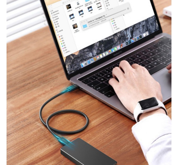 Ugreen Дата кабель USB-C to USB-C 0.8m USB 4.0 THUNDERBOLTUS501 8K40Gbps Black Ugreen (30389)