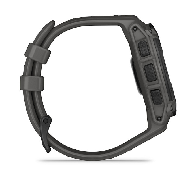 Garmin Смарт-годинник Garmin Instinct E 45 mm Black with Charcoal Silicone Band (010-02933-13)