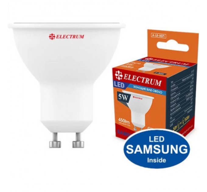 Electrum Лампочка Electrum MR-16 ELECTRUM 5W GU10 4000K (A-LR-0071)