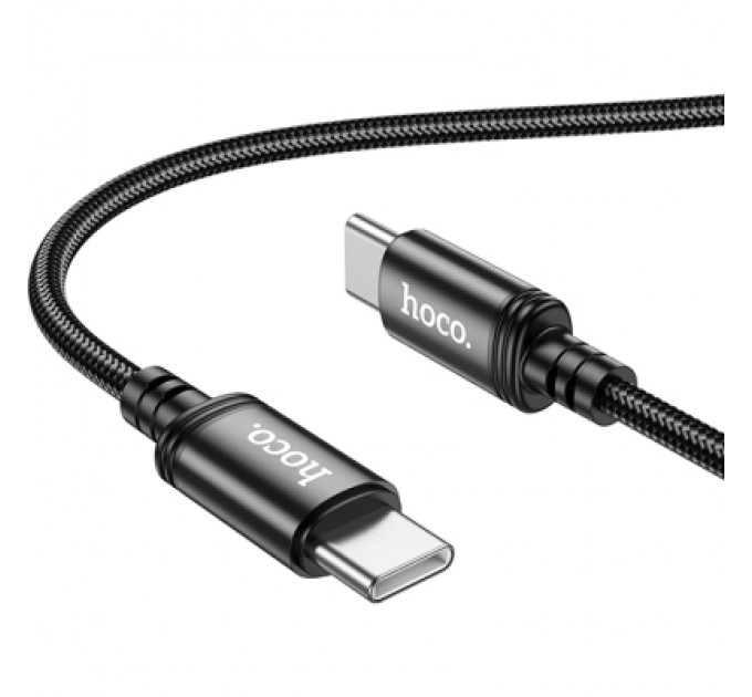 HOCO Дата кабель USB-C to USB-C 1.0m Wind 60W X89 black HOCO (6931474784384)