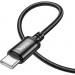 HOCO Дата кабель USB-C to USB-C 1.0m Wind 60W X89 black HOCO (6931474784384)