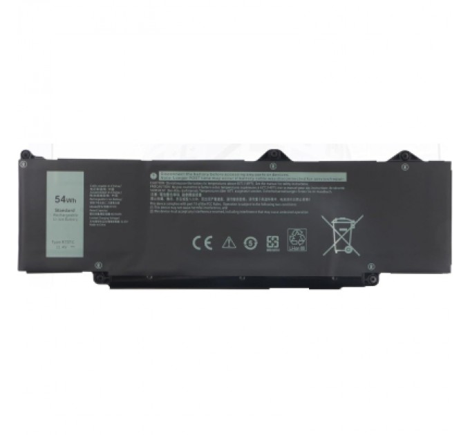AlSoft Акумулятор до ноутбука Dell Latitude 5440 R73TC, 54Wh (4623mAh), 3cell, 11.4V, Li-ion AlSoft (A71107)