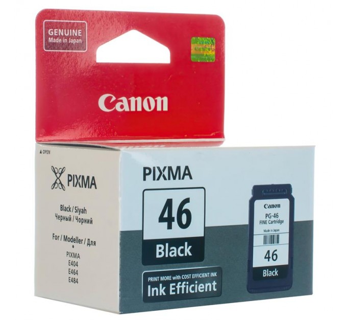 Canon Картридж CANON (PG-46) Pixma E404/E464 Black (9059B001)